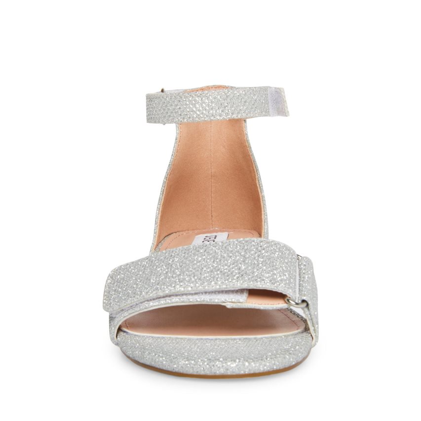 Sandalias Tacones Steve Madden Airenne Niños Plateadas | ES AW8140